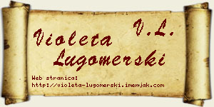 Violeta Lugomerski vizit kartica